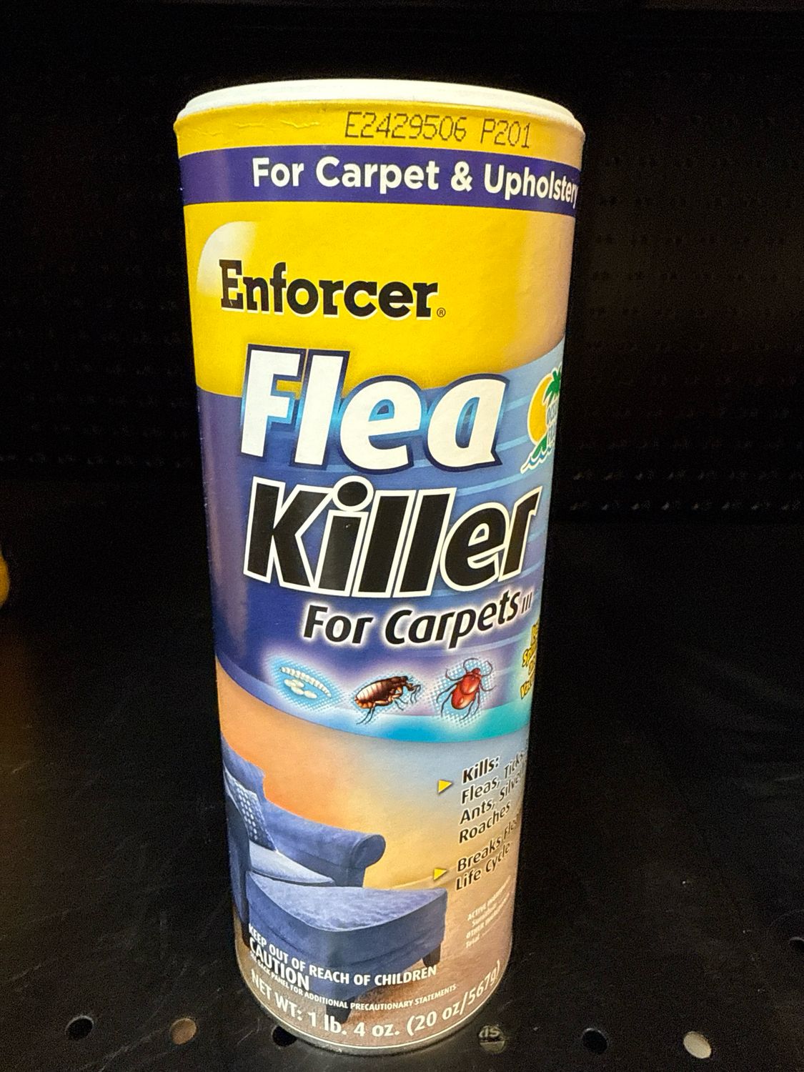 Enforcer Flea Killer Carpet Powder Ocean Breeze 20oz