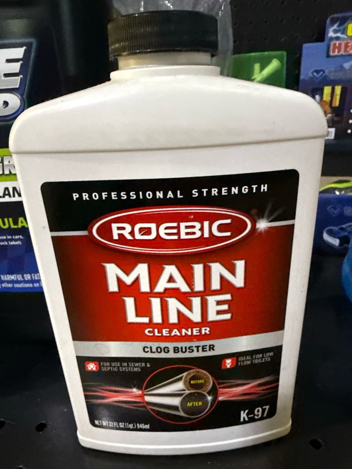 Roebic Main Line Cleaner 32oz 