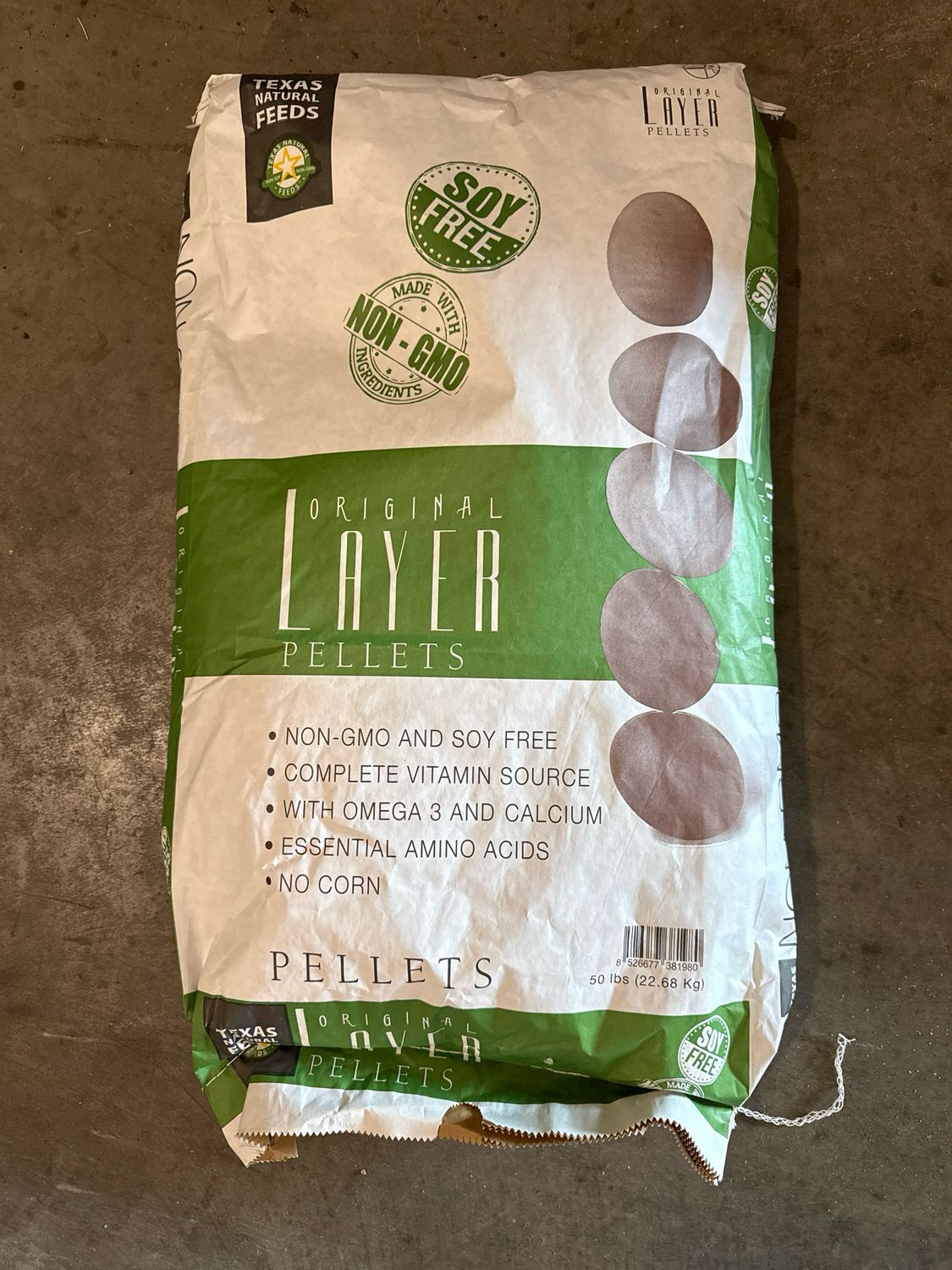 TX Naturals Original Lay Pellet 50lb