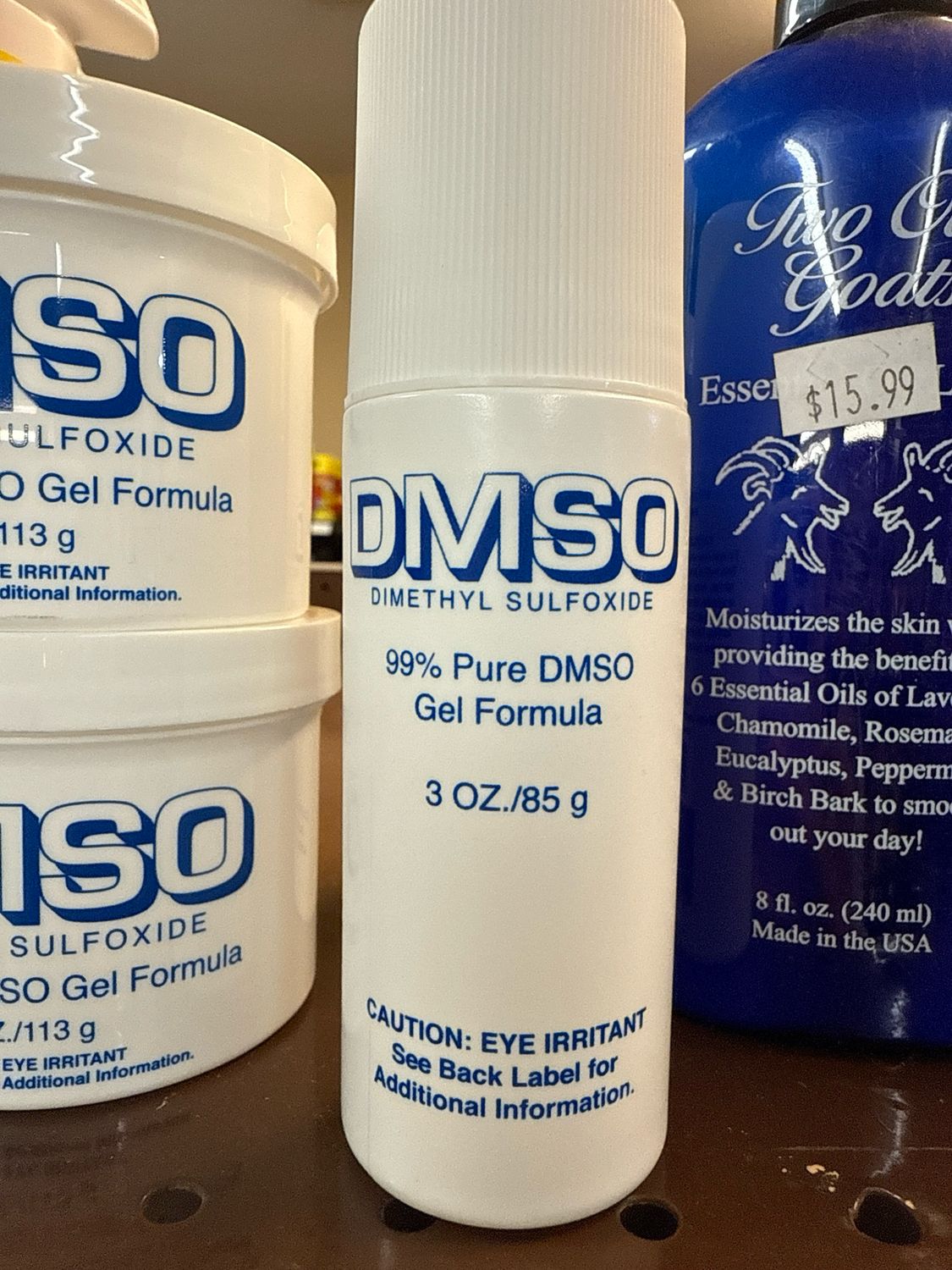 DMSO Gel Roll On 3oz