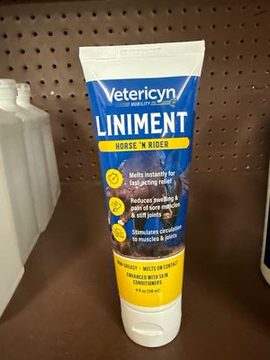 Vetericyn Liniment 4oz Horse &amp; Rider 