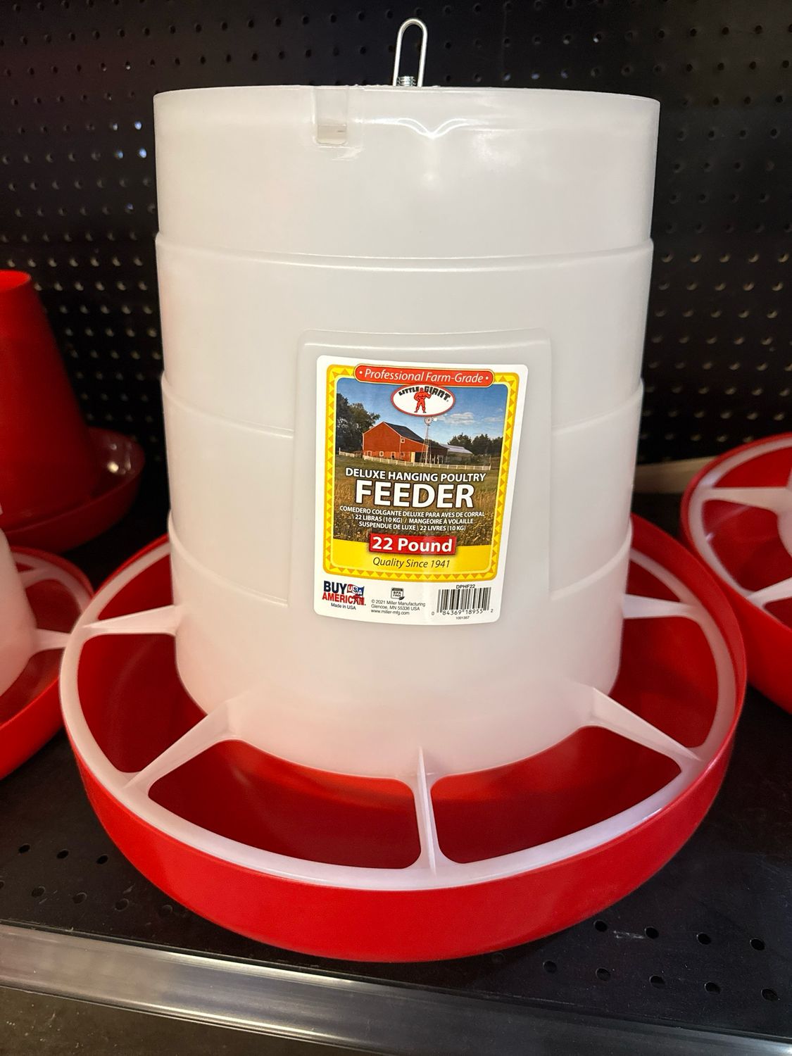 Hanging Poultry Feeder 22lb  PHF22