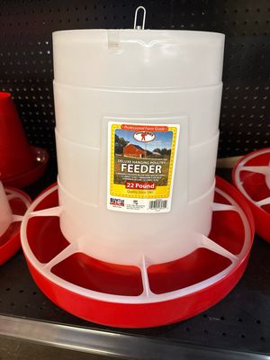 Hanging Poultry Feeder 22lb  PHF22