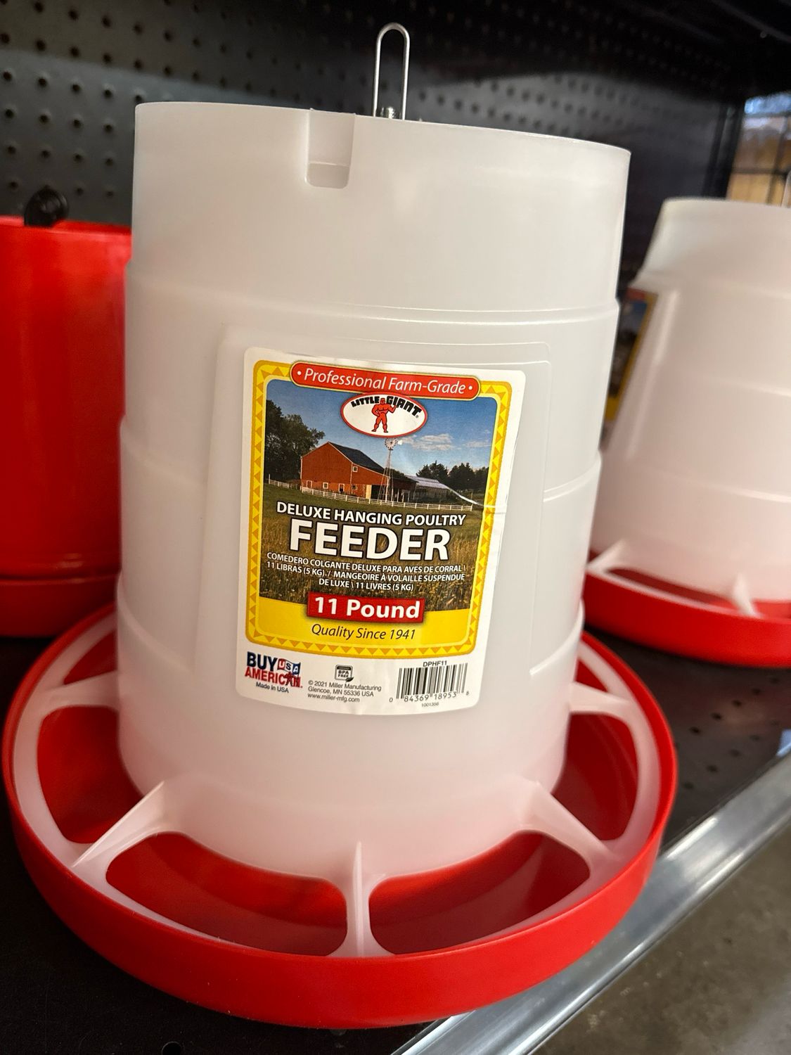 Hanging Poultry Feeder 11lb  PHF11