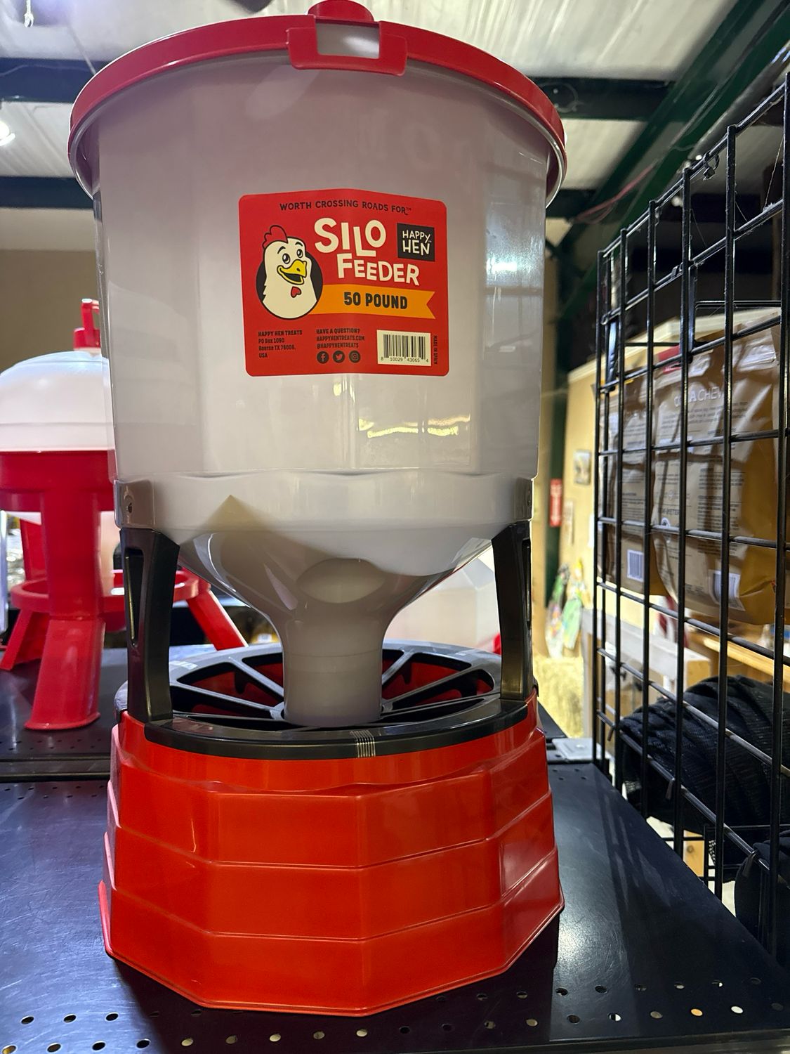 Happy Hen Silo Feeder 50lb 