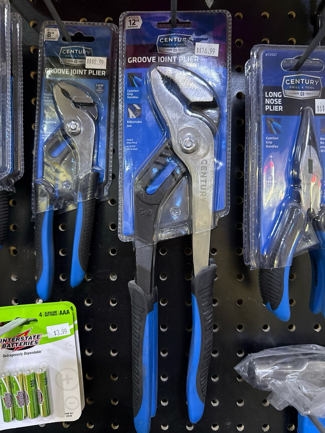 Century Groove Joint Plier 12''