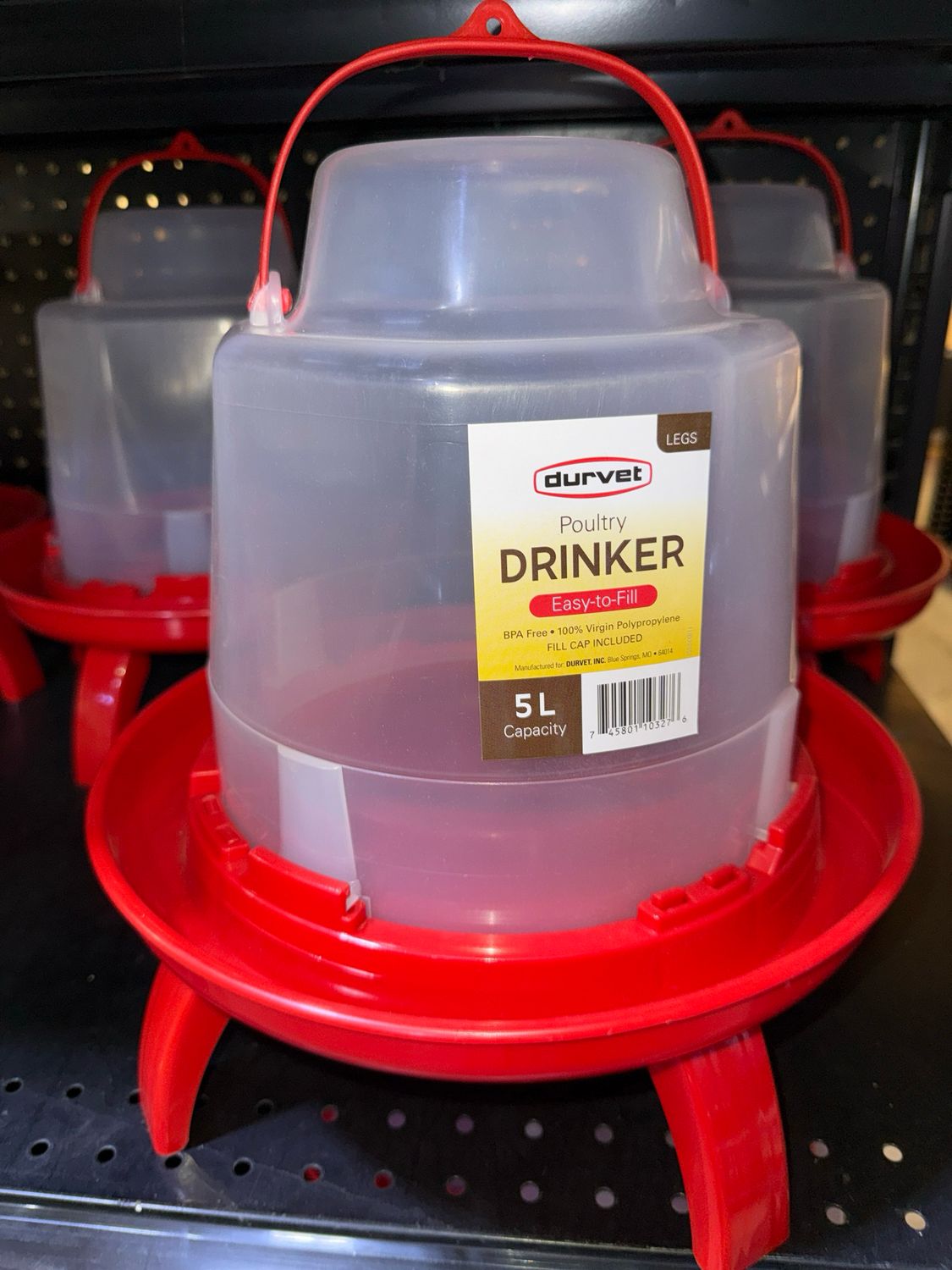 Durvet Poultry Drinker 5L