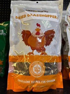 LuckyQ Dried Grasshoppers 1lb