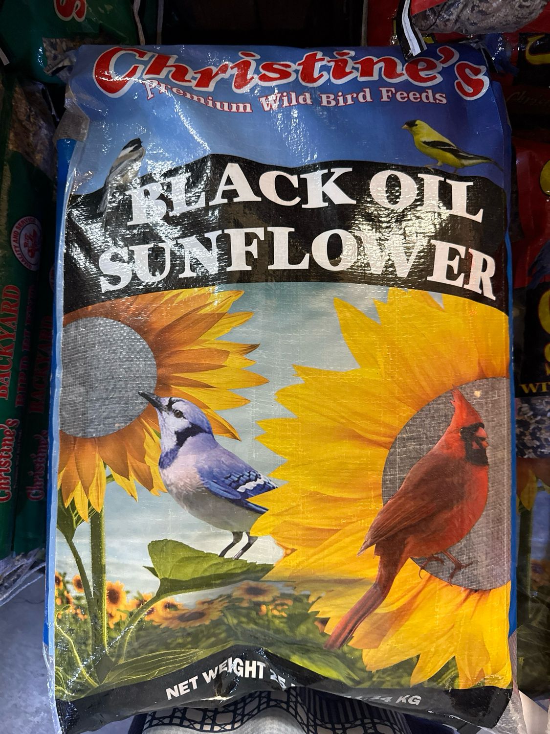 Christine's Black Oil Sunflower 25lb