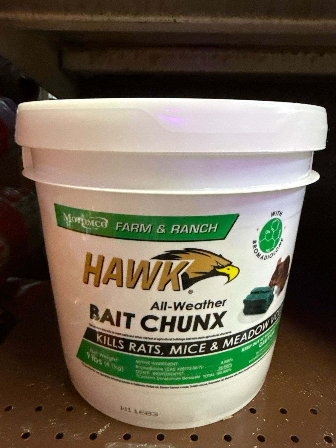 Motomco Hawk Bait Chunx 9lb