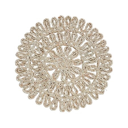 Round Woven Straw Placemat