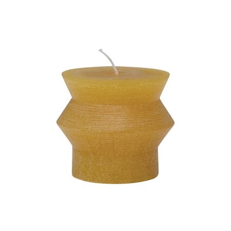 Unscented Totem Pillar Candle, Honey
