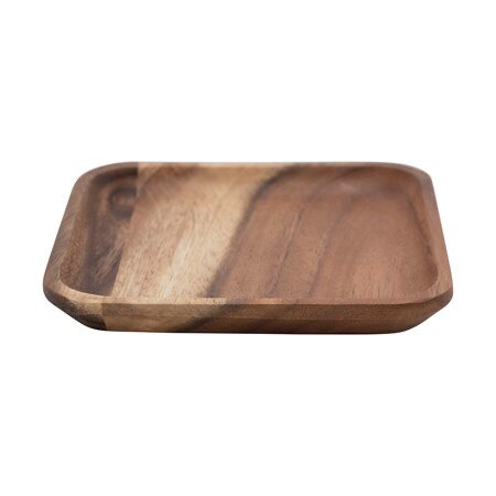 6-1/4" Square Suar Wood Plate