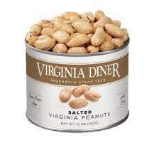 Virginia Diner Salted Peanuts 9oz.