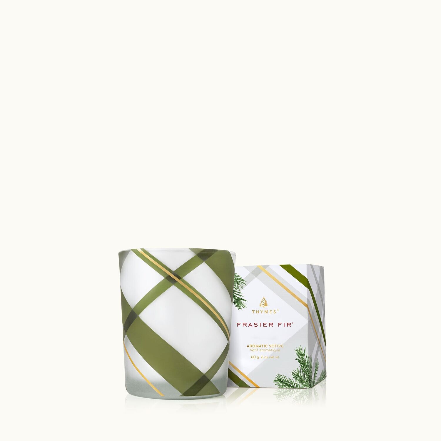 Thymes Frasier Fir Candle 6.5 oz Pine Needle Design