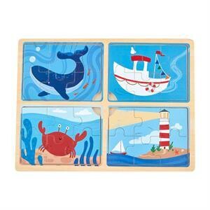 Boy Nautical 4 in 1 puzzle