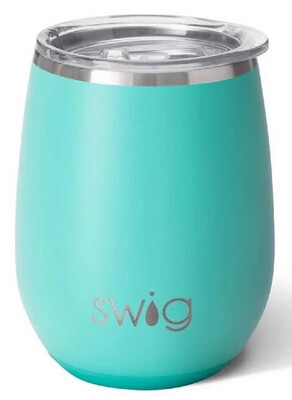 Swig Aqua Stemless Wine Cup