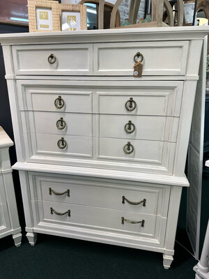 Org. White Chest w Gloss Lacquer