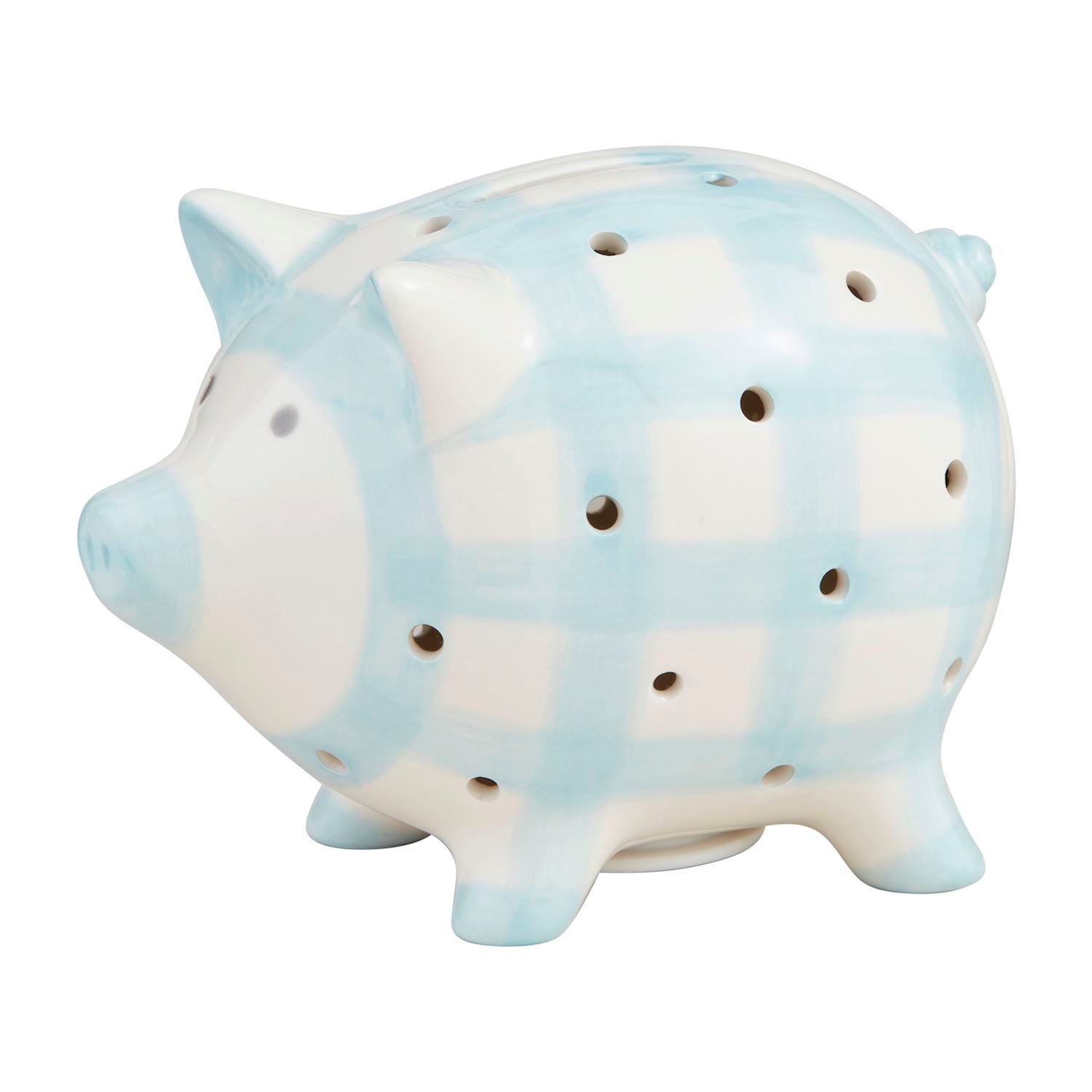 Blue Light up Piggy Bank