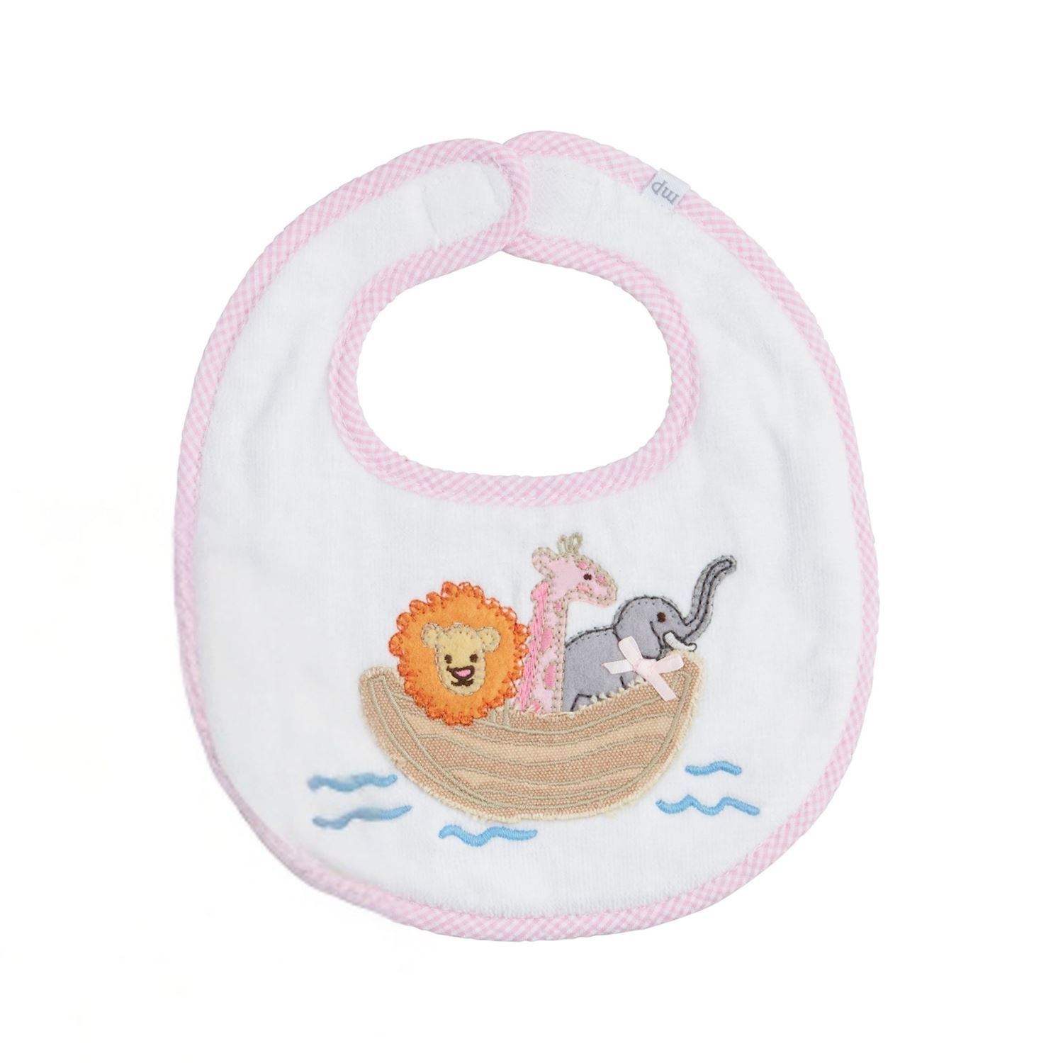 Noahs Ark Bib Pink