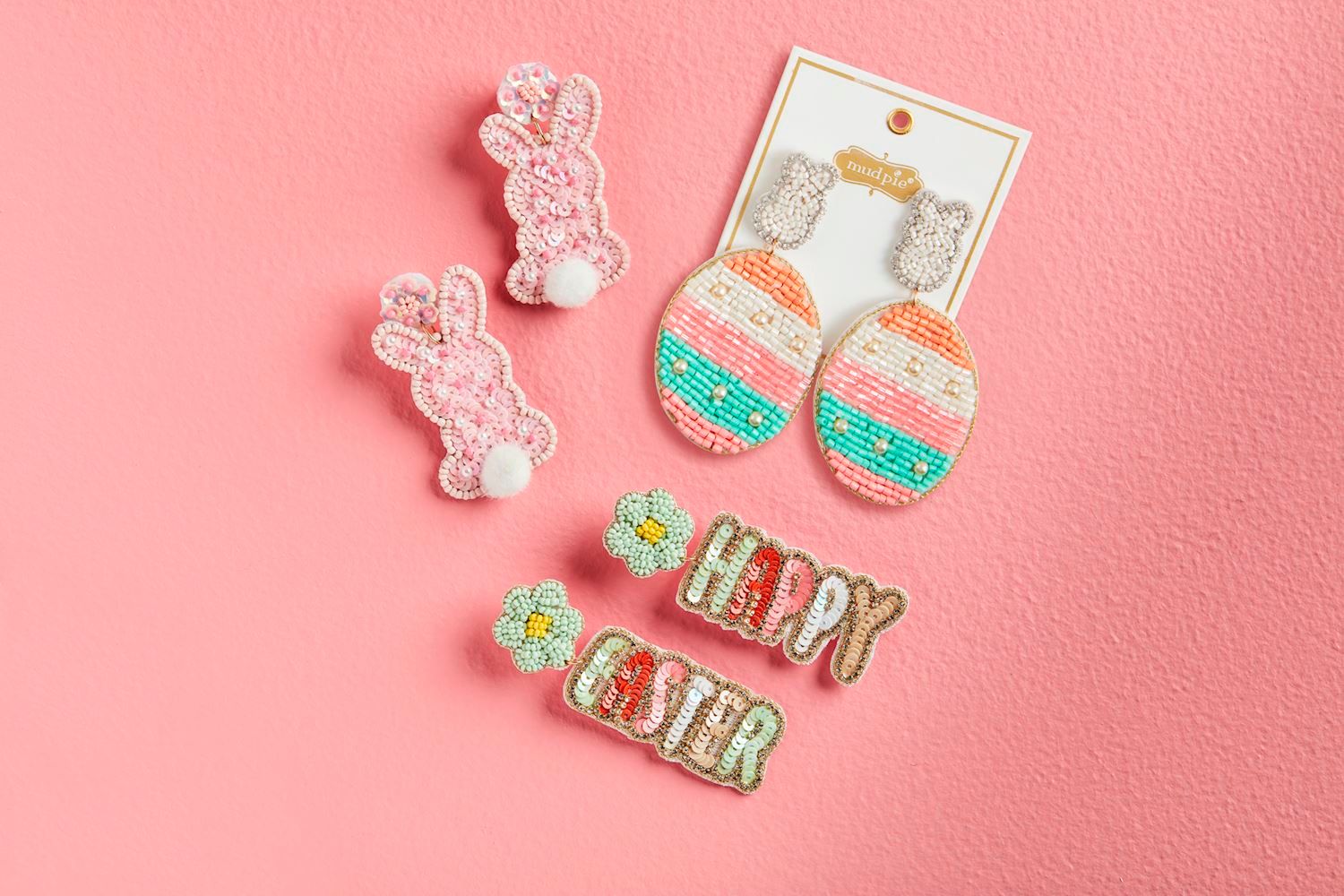 Easter Beaded Earrings