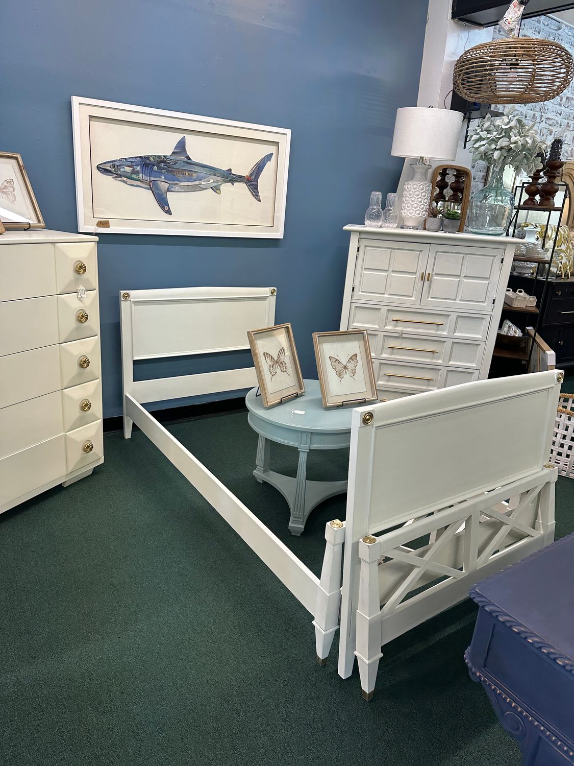 Set of Twin Bed In Old White