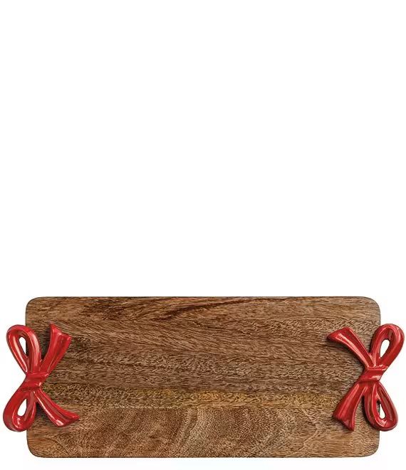 Red Bow Handle Wood Board
