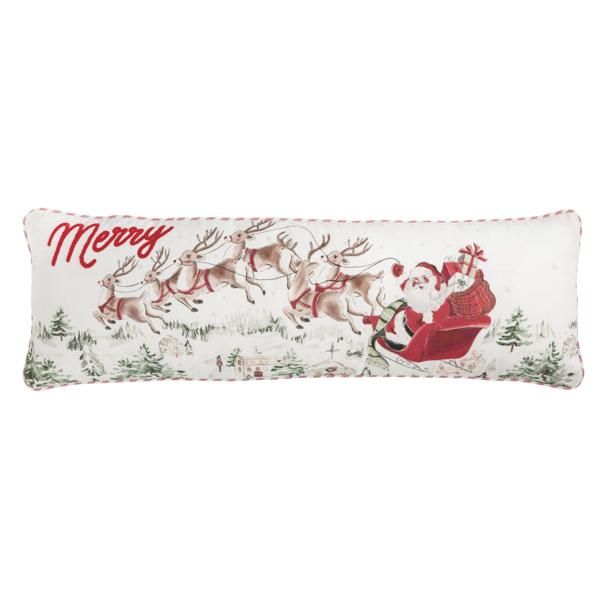 Santa Scene Xmas Pillow
