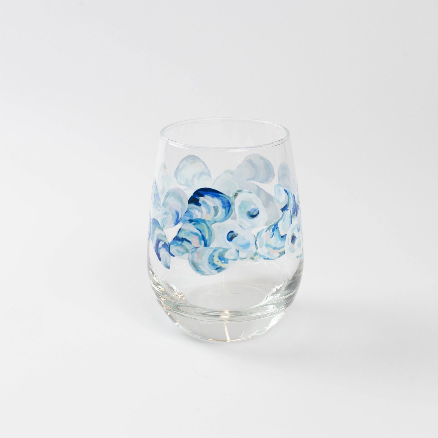 Kim Hovell Flowing Shells Wine Glass