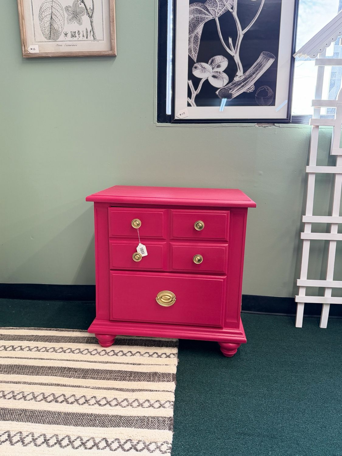 Capri Pink Night Table