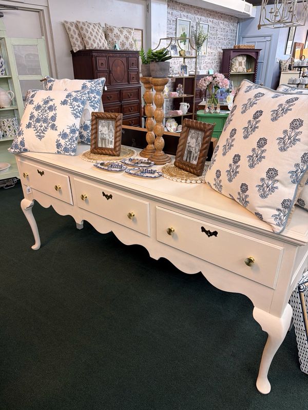 Vintage White Server  H34xL78xD21