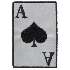 Reflective Ace Of Spades Patch