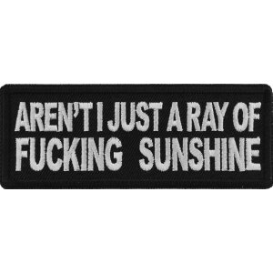 Aren&#39;t I Just a Ray of Fucking Sunshine Naughty Patch