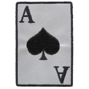 Reflective Ace Of Spades Patch