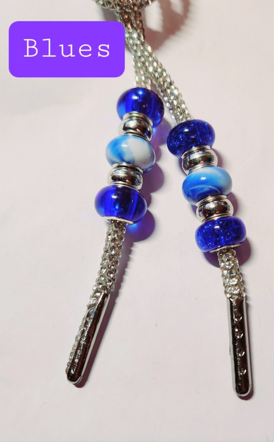 Pair of Iced Laces with Beads