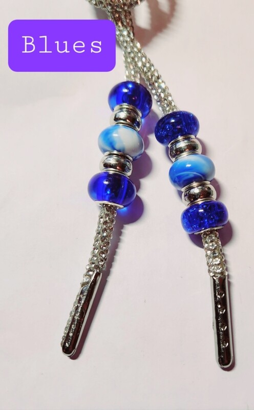 Pair of Iced Laces with Beads
