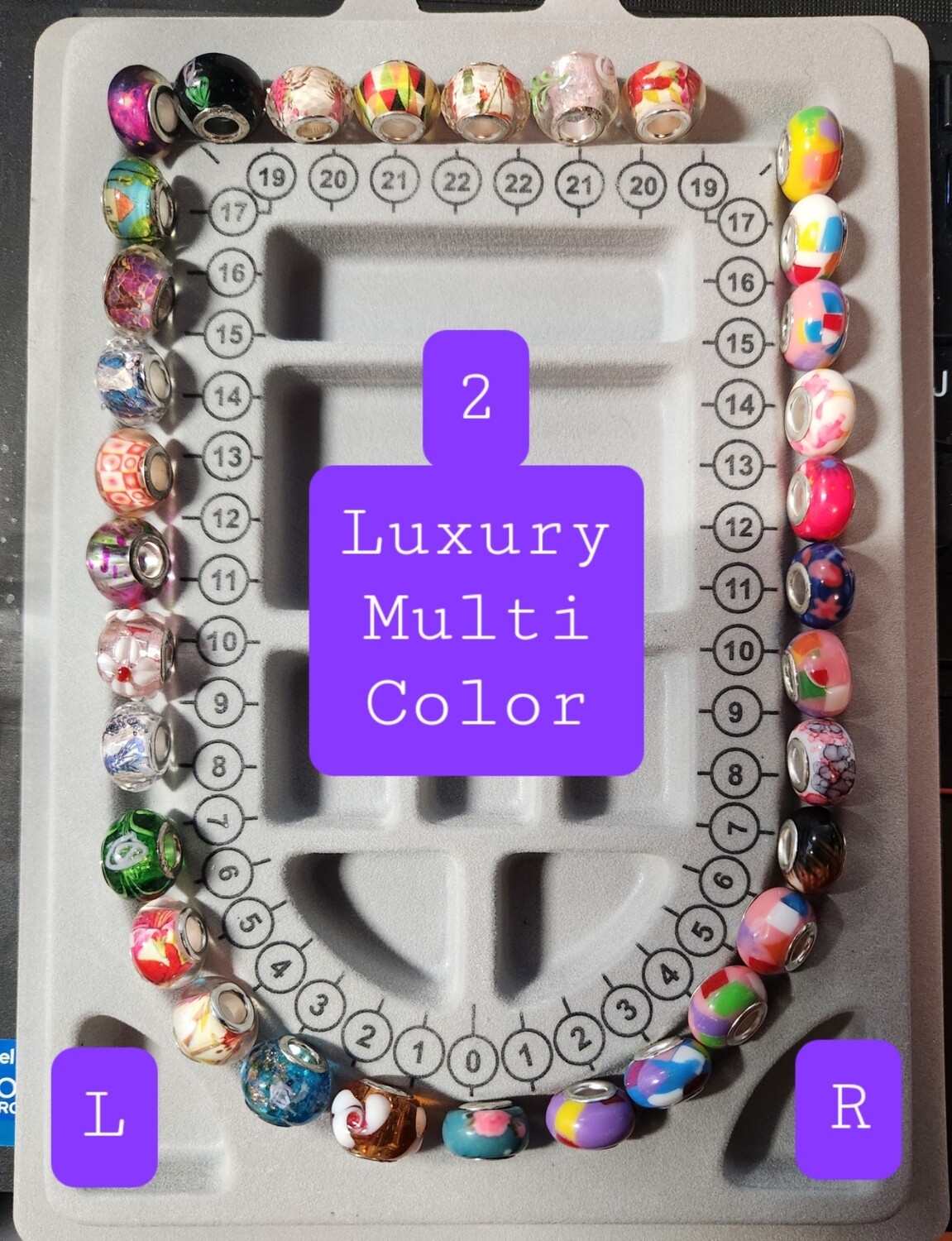 Pair of Iced Laces with Beads