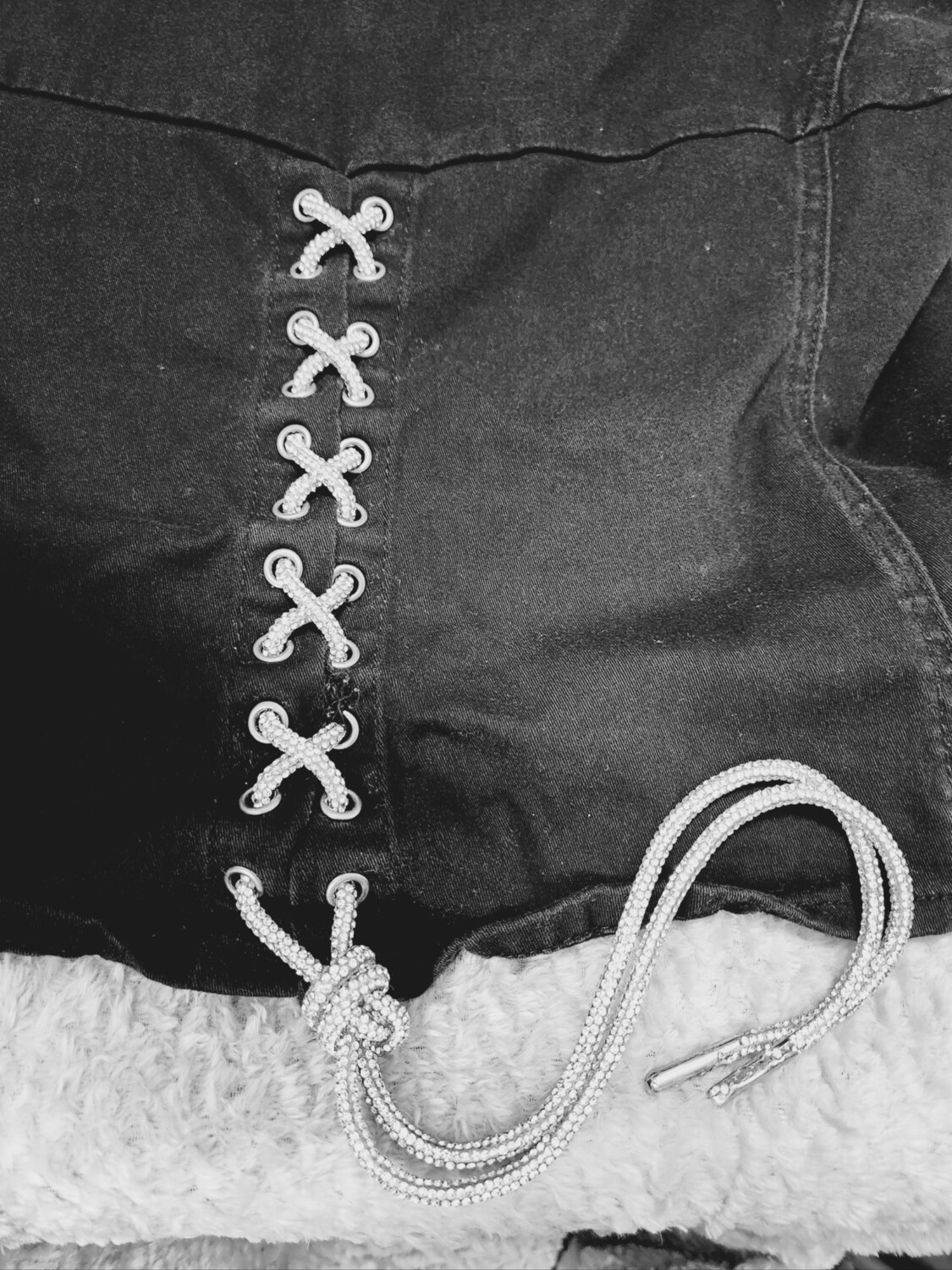 Pair of Iced Laces with Beads