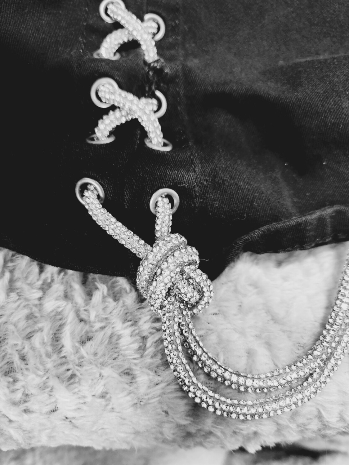 Pair of Iced Laces with Beads