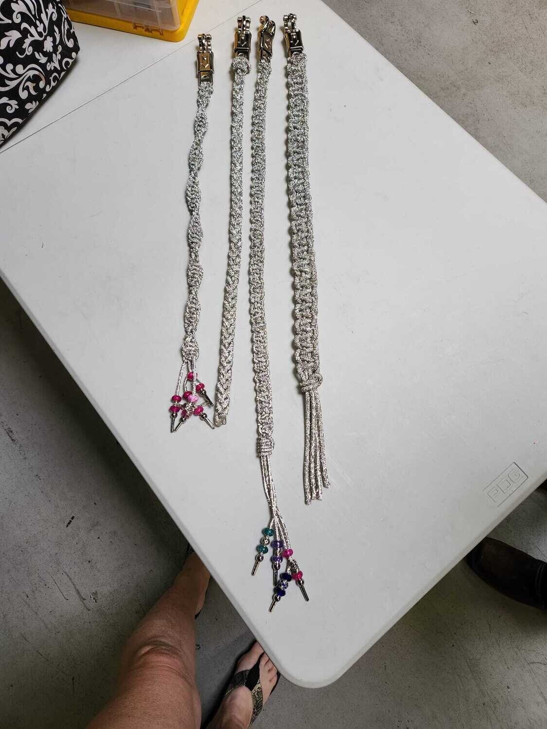 Gorgeous Rhinestone Motorcycle Get Back Whips 36 inches +