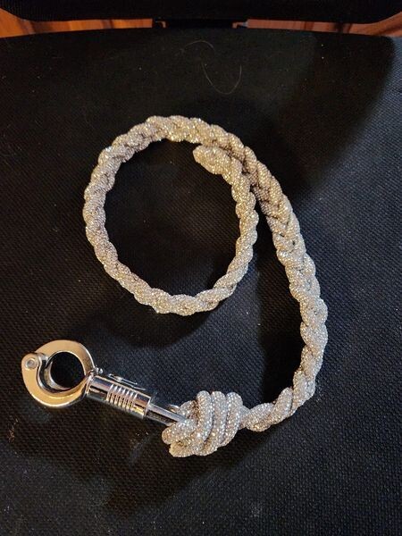 Gorgeous Rhinestone Motorcycle Get Back Whips 36 inches +