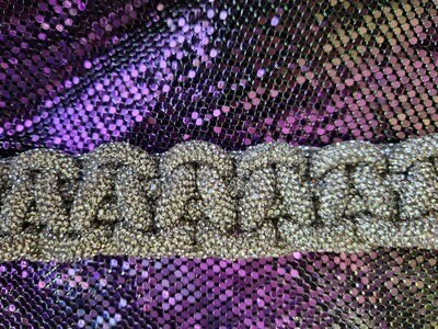 Gorgeous Rhinestone Motorcycle Get Back Whips 36 inches +