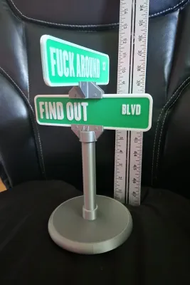 F*ck Around and Find Out – Street Sign Edition