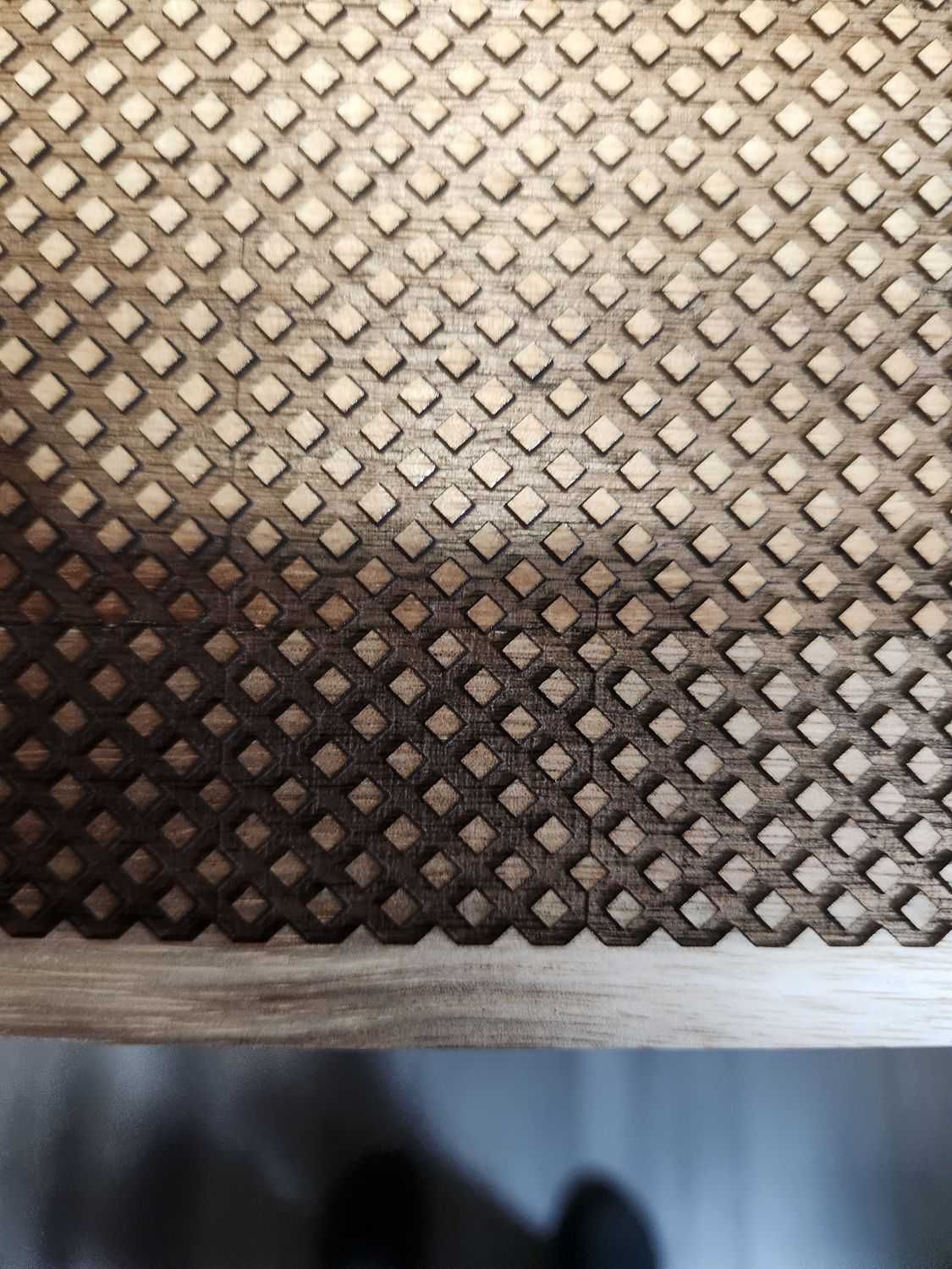 BadAss Spanking paddle with textured cross hatch for maximum effect