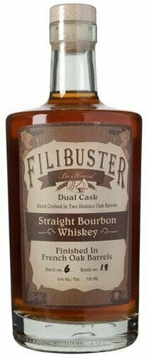 FILIBUSTER STRAIGHT BOURBON WHISKEY 750ml,