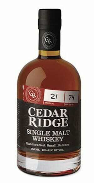 CEDAR RIDGE SINGLE MALT 750ML