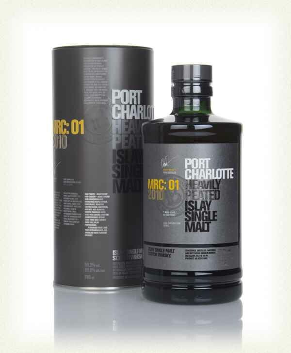 BRUICHLADDIC PORT CHARLOTTE HEAVILY PEATED ISLAY SINGLE MALT SCOTCH WHISKY 10 750ML