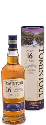 TOMINTOUL 16YR SINGLE MALT SCOTCH WHISKEY 750ML