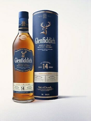 GLENFIDDICH 14YR SINGLE MALT SCOTCH WHISKEY 750ML