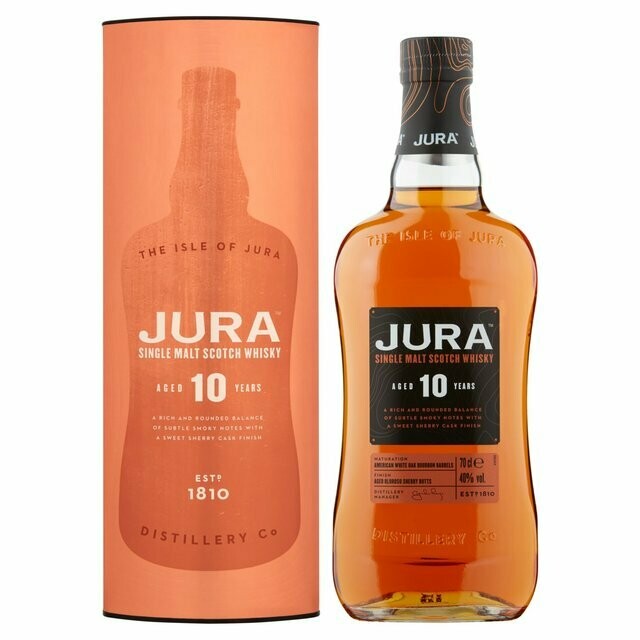 JURA 10 YR SINGLE MALT SCOTCH WHISKEY 750ML